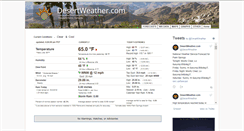 Desktop Screenshot of desertweather.com