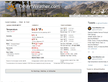 Tablet Screenshot of desertweather.com
